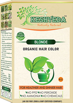 Keshveda Organic Blonde Hair Color | Asmi International Pvt. Ltd.